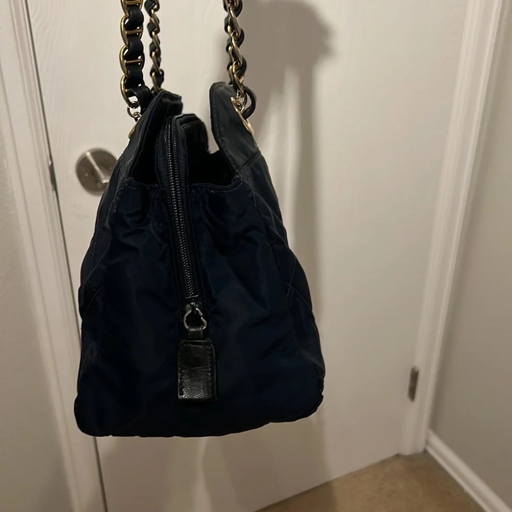 Prada Navy Blue Quilted Shoulder Bag- AUTHENTIC ✨ - Picture 11 of 13